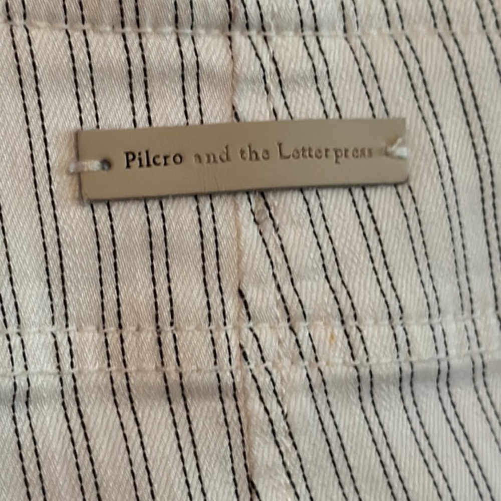 Pilcro and letter press ANTHROPOLOGIE white high rise skinny jeans size 28A NWT - Picture 5 of 16